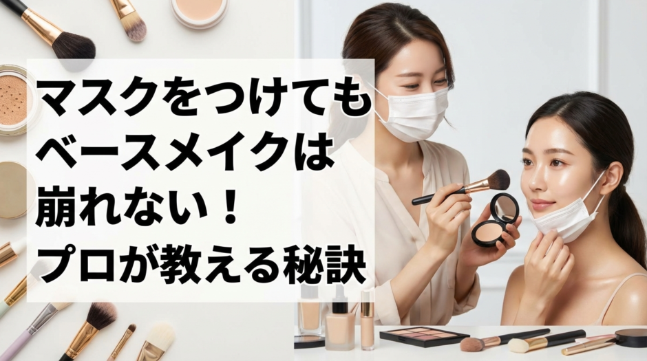 マスクをつけてもベースメイクは崩れない！プロが教える秘訣