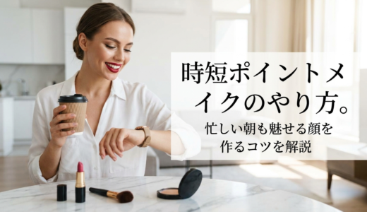 時短ポイントメイクのやり方。忙しい朝も魅せる顔を作るコツを解説