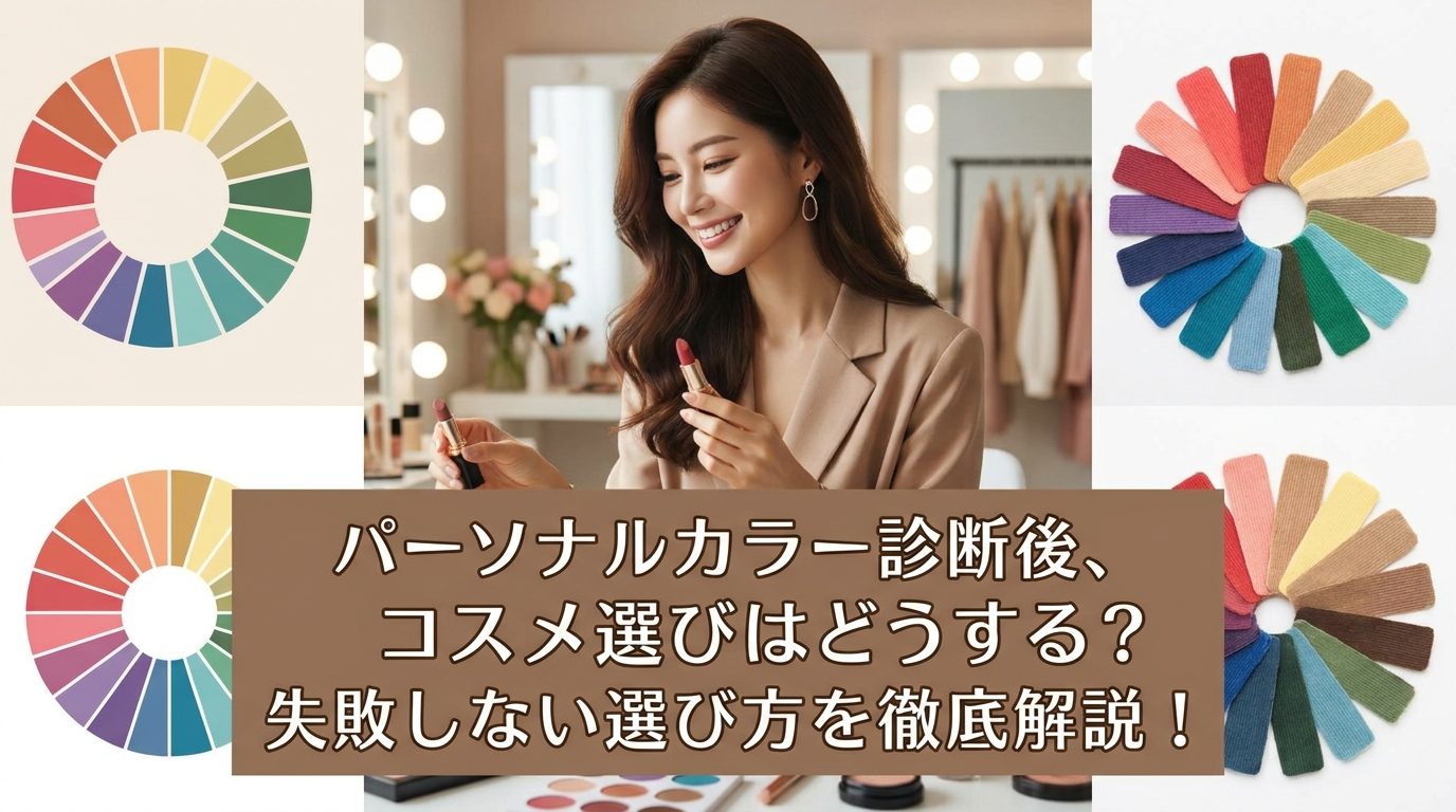 パーソナルカラー診断後、コスメ選びはどうする？失敗しない選び方を徹底解説！