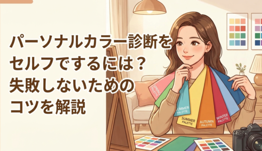 パーソナルカラー診断をセルフでするには？失敗しないためのコツを解説