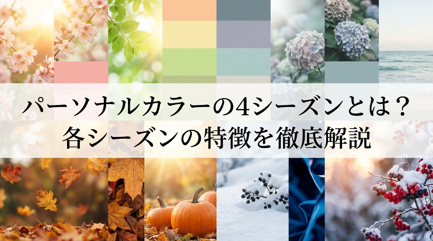 パーソナルカラーの4シーズンとは？各シーズンの特徴を徹底解説