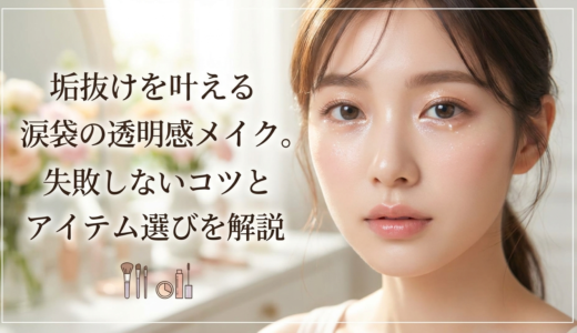 垢抜けを叶える涙袋の透明感メイク。失敗しないコツとアイテム選びを解説