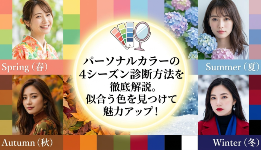 パーソナルカラーの4シーズン診断方法を徹底解説。似合う色を見つけて魅力アップ！